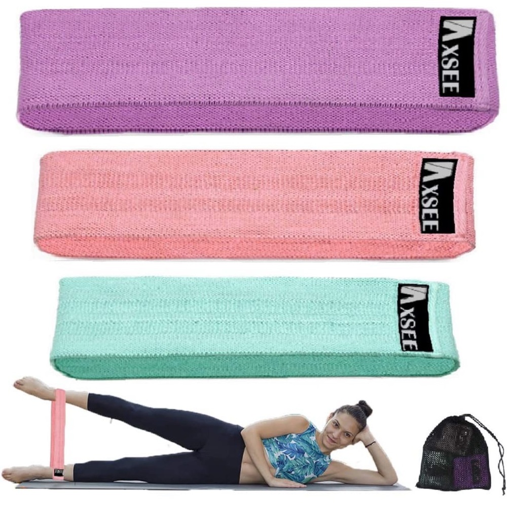 Resistance Bands for Legs and Butt,Thick Wide Workout Bands Fabric Booty Bands